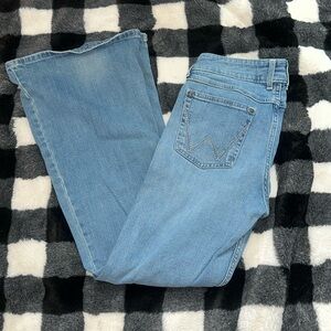 Wrangler Flare low rise jeans.